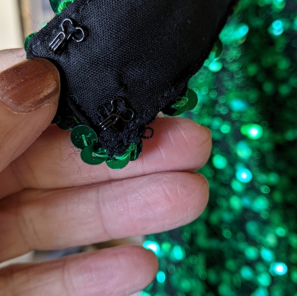 Lilli Diamond California Vintage Sequin Gown. Size 10 - Picture 8 of 13